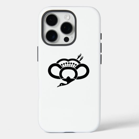 Schattenkranförmige Pflaumenblüte Case-Mate iPhone Hülle (Rückseite)