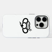 Schattenkranförmige Pflaumenblüte Case-Mate iPhone Hülle (Rückseite (Horizontal))