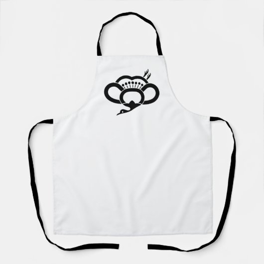 Schattenkranförmige Pflaumenblüte Schürze (Vorderseite)