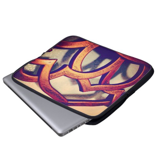 Schattenkunst Laptopschutzhülle (Vorne Knopf)