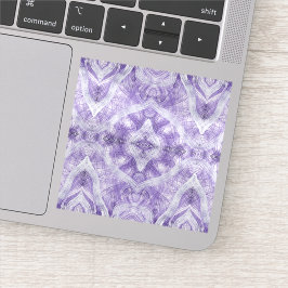 Schattenlicht Lila Abstrakte Aquarellkunst Aufkleber