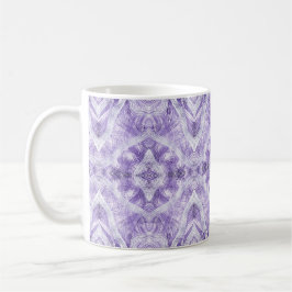 Schattenlicht Lila Abstrakte Aquarellkunst Kaffeetasse