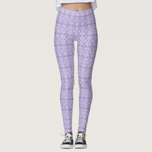 Schattenlicht Lila Abstrakte Aquarellkunst Leggings