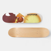 Schattenmacher_Ninja_sunrise_1_weiß Skateboard (Horizontal)