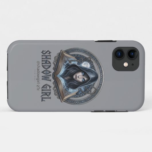 Schattenmädchen Case-Mate iPhone Hülle (Rückseite (Horizontal))