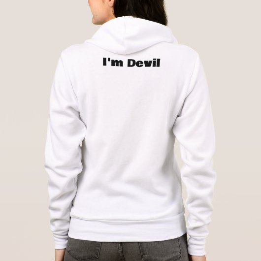 Schattenmädchen Hoodie (Rückseite)