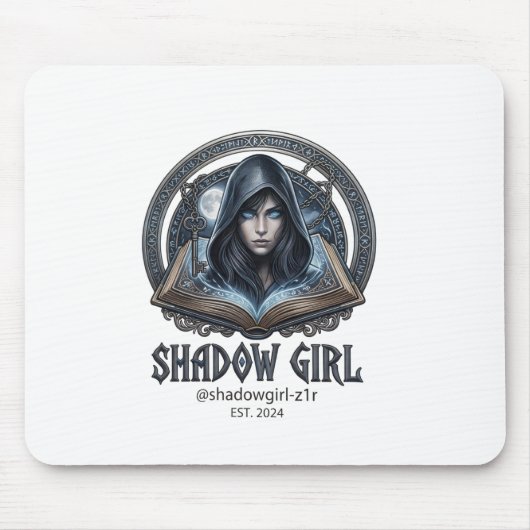 Schattenmädchen Mousepad (Vorne)