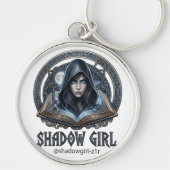 Schattenmädchen Schlüsselanhänger (Vorne)