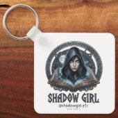 Schattenmädchen Schlüsselanhänger (Vorderseite)