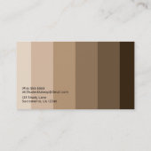 Schattenpalette-Make-up-Künstler der Foundation Visitenkarte (Rückseite)