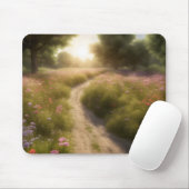 Schattenpfad auf der Wiese der Wildblume Mousepad (Mit Mouse)
