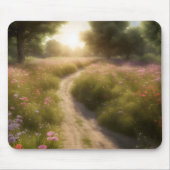 Schattenpfad auf der Wiese der Wildblume Mousepad (Vorne)