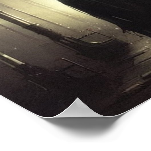 Schattenposter Poster (Ecke)