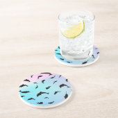 Schattenregenhai Getränkeuntersetzer (Seite)