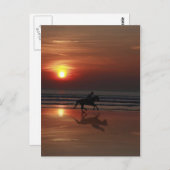 Schattenrennen-Postkarte Postkarte (Vorne/Hinten)