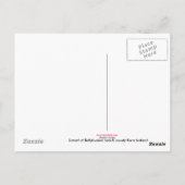 Schattenrennen-Postkarte Postkarte (Rückseite)