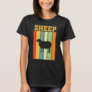 Schattenschatten in Retrofarben T-Shirt