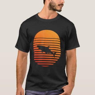 Schattenschatten-Silhouette vor der Sonne T-Shirt