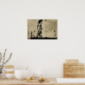 Schattenspaziergang Poster (Küche)