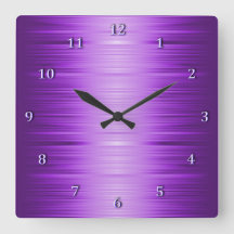 Schattenspendende Lila Violett-Lavendel-Quadrat-Uh