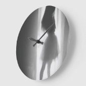 Schattentänze am Fenster Große Wanduhr (Winkel)