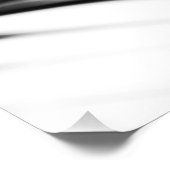 Schattenzen. Palmblätterblättern. Monochrom Fotodruck (Ecke)