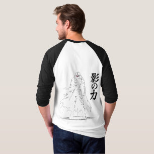 Schattenzorn: Doppelseitige Ninjakraft T-Shirt
