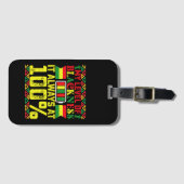 Schattenzustand im 19. Jahrhundert schwarze Geschi Gepäckanhänger (Vorderseite (Horizontal))