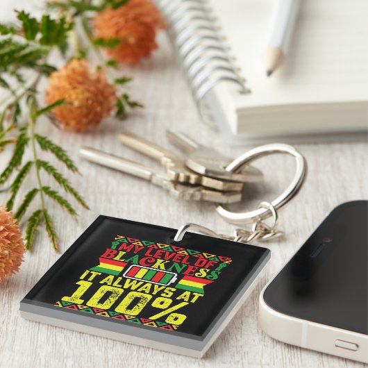 Schattenzustand im 19. Jahrhundert schwarze Geschi Schlüsselanhänger (Vorderseite rechts)