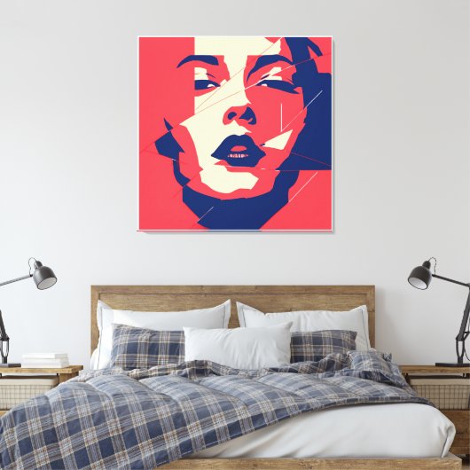 SchatterGaze Leinwanddruck (Insitu (Schlafzimmer))