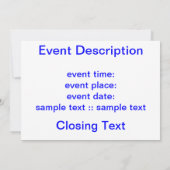 SchatterMirrors Einladung (Rückseite)