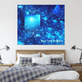 SchatterMirrors Leinwanddruck (Insitu (Schlafzimmer))