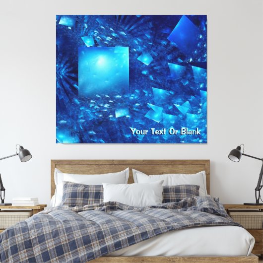 SchatterMirrors Leinwanddruck (Insitu (Schlafzimmer))