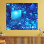 SchatterMirrors Leinwanddruck (Insitu (Wohnzimmer))