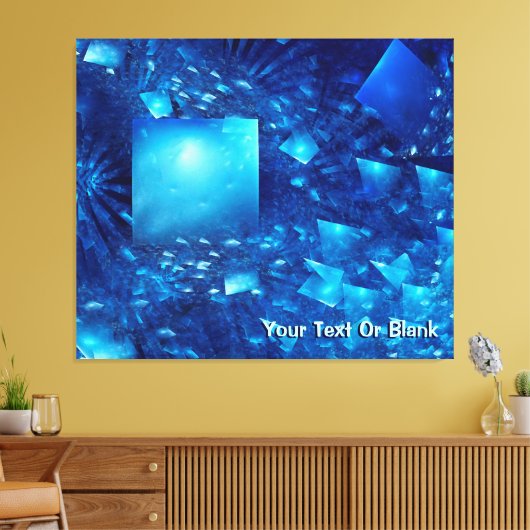 SchatterMirrors Leinwanddruck (Insitu (Wohnzimmer))