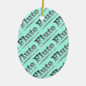 Schattierflute Keramik Ornament (Vorne)