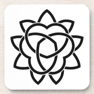 Schattierte dreifache Mandarine Getränkeuntersetzer