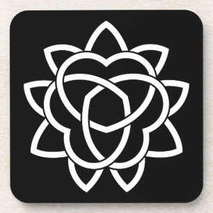 Schattierte dreifache Mandarinorange Untersetzer