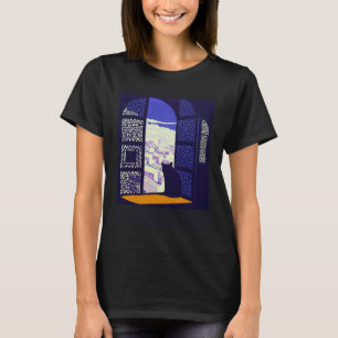 Schattierte Katze T-Shirt