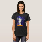 Schattierte Katze T-Shirt (Vorne ganz)