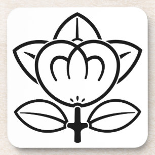 Schattierte Mandarine Getränkeuntersetzer