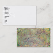 Schattierter Weg Claude Monets | Visitenkarte (Vorne/Hinten)