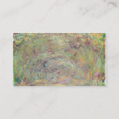 Schattierter Weg Claude Monets | Visitenkarte (Rückseite)