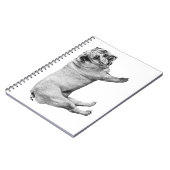 Schattiertes Bulldog-Field-Notebook Notizblock (Linke Seite)