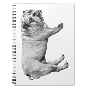 Schattiertes Bulldog-Field-Notebook Notizblock
