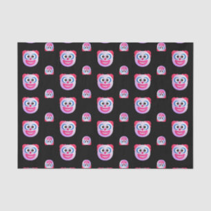 Schattiertes Clowface Emojis Custom Color Niedlich Seidenpapier