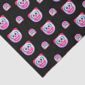 Schattiertes Clowface Emojis Custom Color Niedlich Seidenpapier (Ausschnitt)