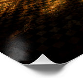 Schattiertes Riad-Brunnenplakat Poster (Ecke)