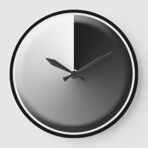 Schattierungen an der Grauwanduhr Große Wanduhr