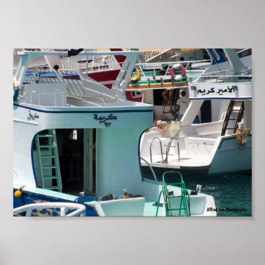 Schattierungen der Küste von Hurghada Poster (Vorne)